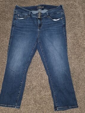 torrid Dark Blue Cropped Jeggings